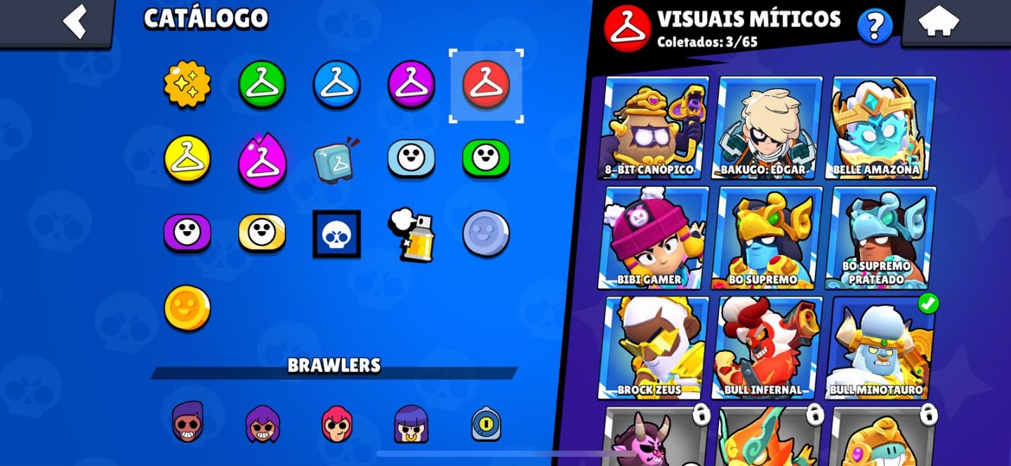 CONTA BRAWL STARS TOP DE LINHA | 25K+ TROFÉUS | ACESSO COMPLETO