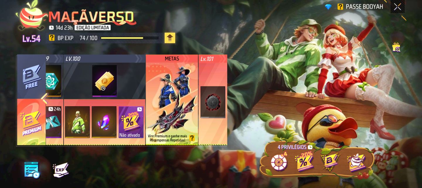 MELHOR CONTA DE FREE FIRE LV 15 E SKIN CRAQUE DE FUTEBOL E TROCA NICK +20K OURO