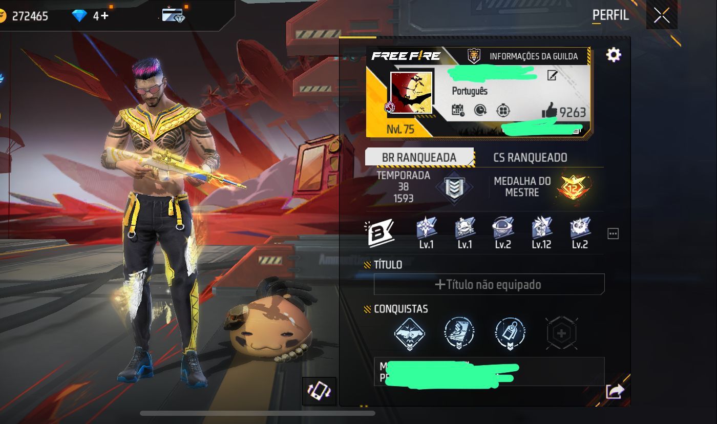 CONTA A VENDA SOMENTE A ANGELICAL AMARELA E ANGELICAL FEMININA !!!! NIVEL 75 GG