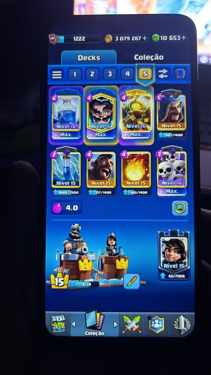 Promoção de conta a melhor do clash royale aceito ofertas
