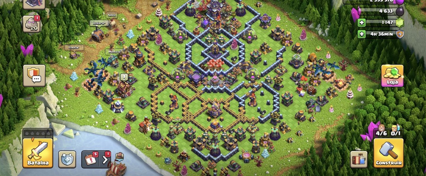 Conta Clash of Clans Cv15 Recente