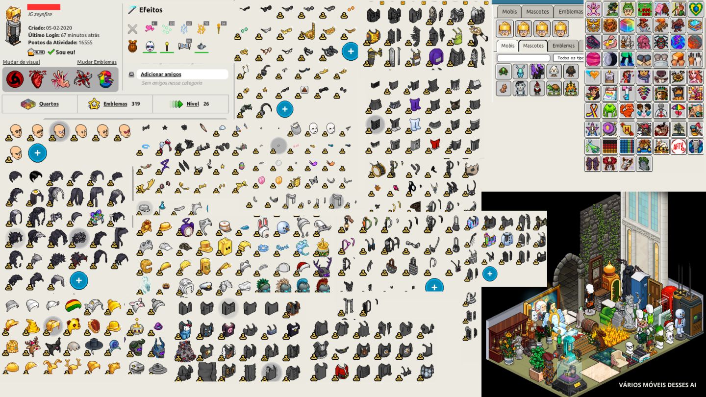 CONTA HABBO 2020 RAROS