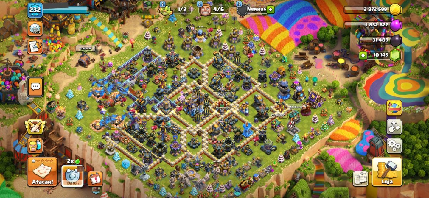 Conta CLash of CLans Quase MAX (+10 anos de jogo)