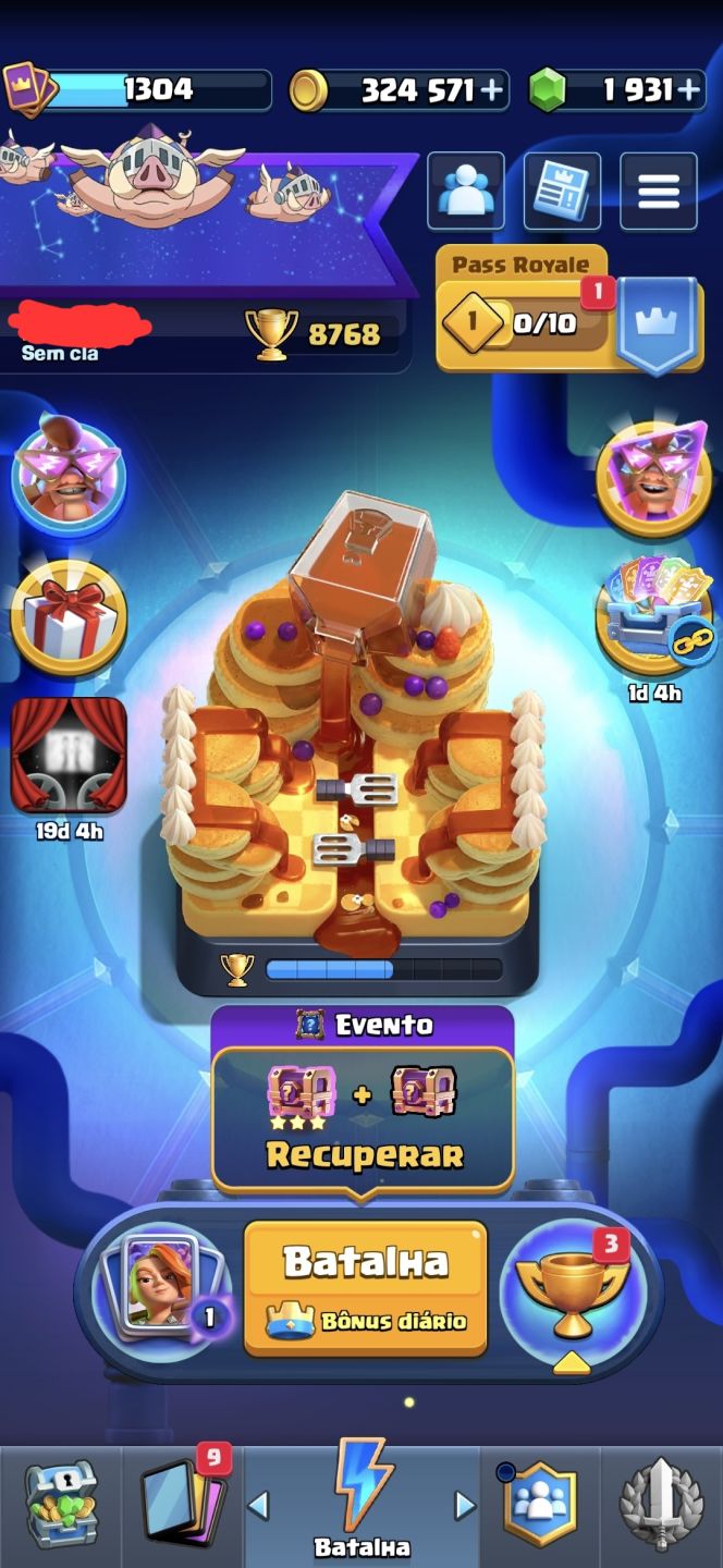 CONTA DE CLASH OF CLANS CV11 FULL E CLASH ROYALE ARENA 22