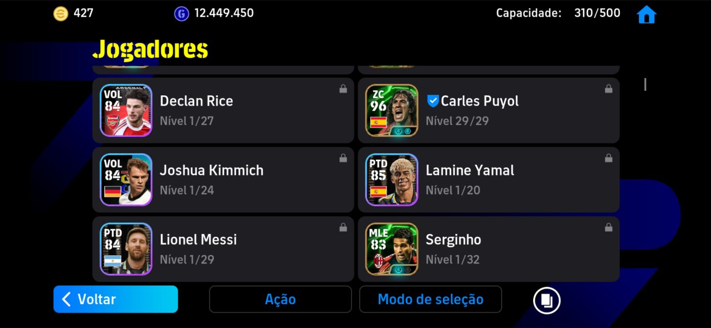 Conta Efootball Messi Raro 2014 + Rudiger ST Antigo + FC 3149