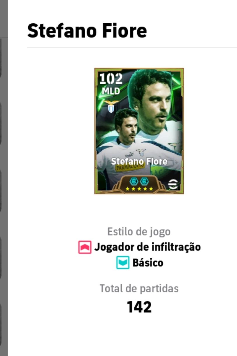 Conta effootbal com 3200 com maldini 109 força +