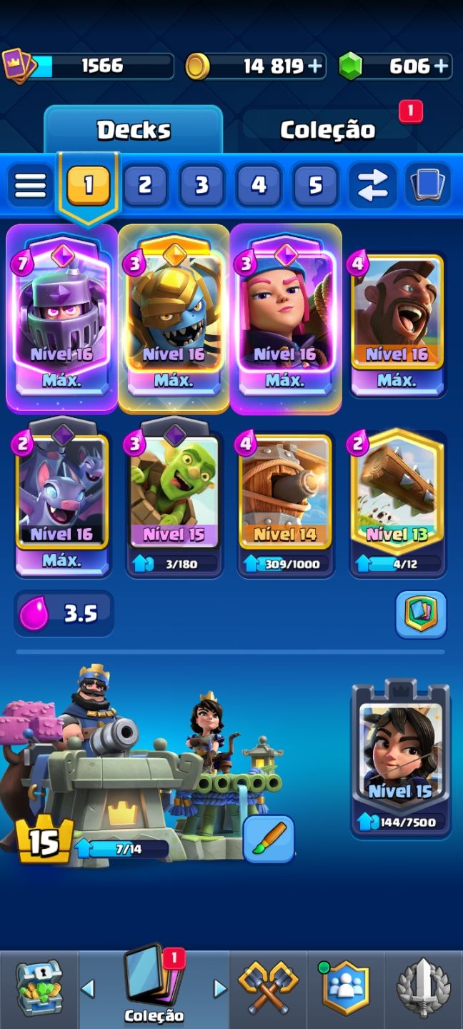 Conta Clash Royale 10478 Troféus ( Conta antiga com emblema de 9 anos )