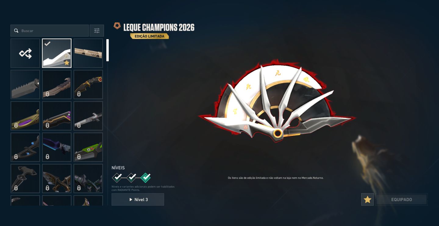 Conta de vava com bundle do champions 26