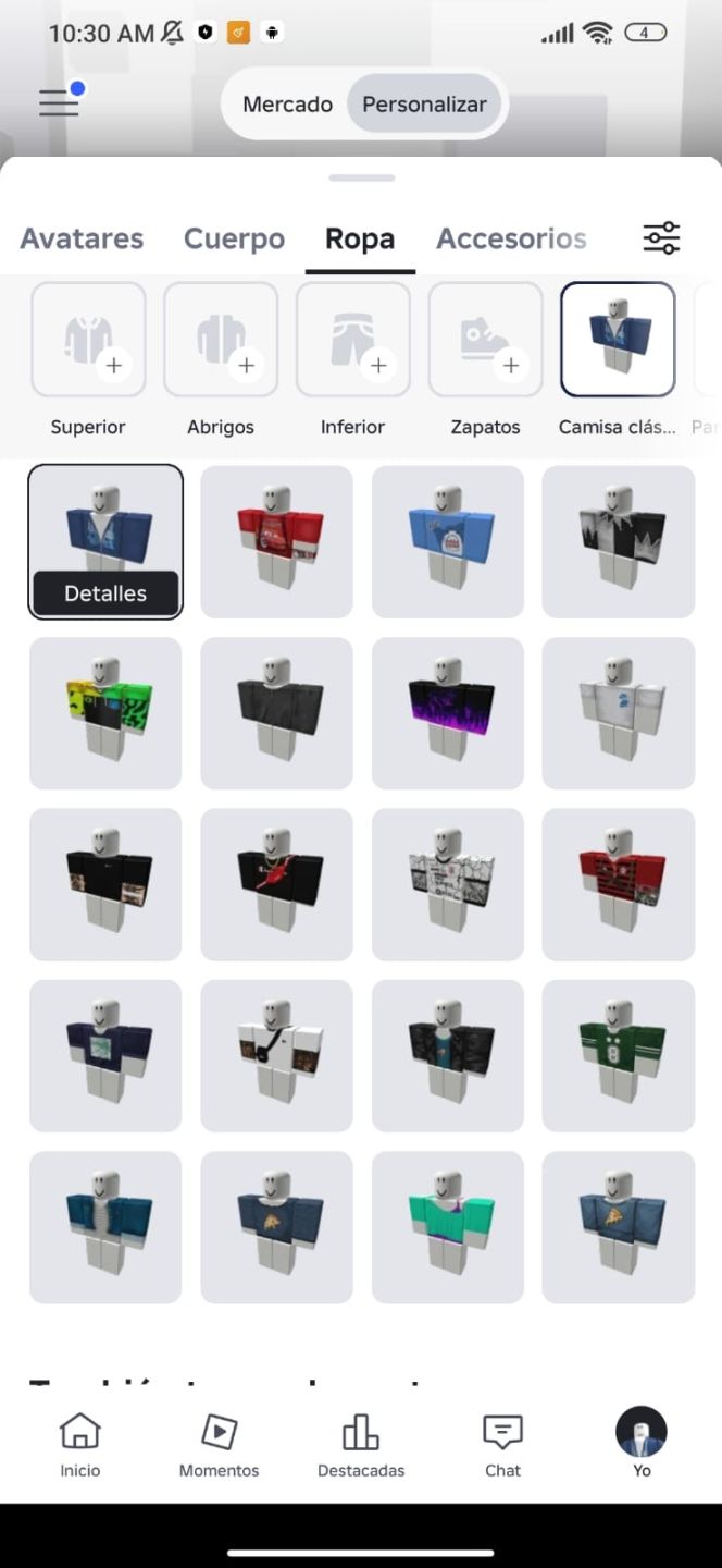 Conta roblox (pra sair muito rápido muitas skins)