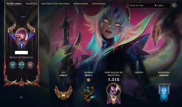 Conta com mais de 1000 skins