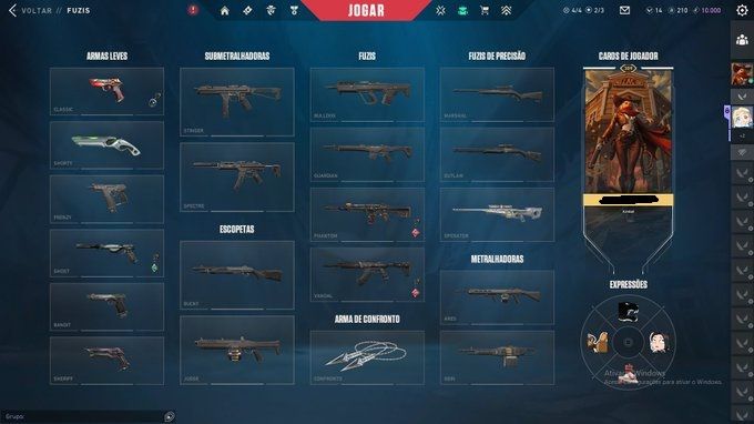 CONTA VALORANT COM MUITAS SKINS - vandal champions 2023 e faca xenocaçador