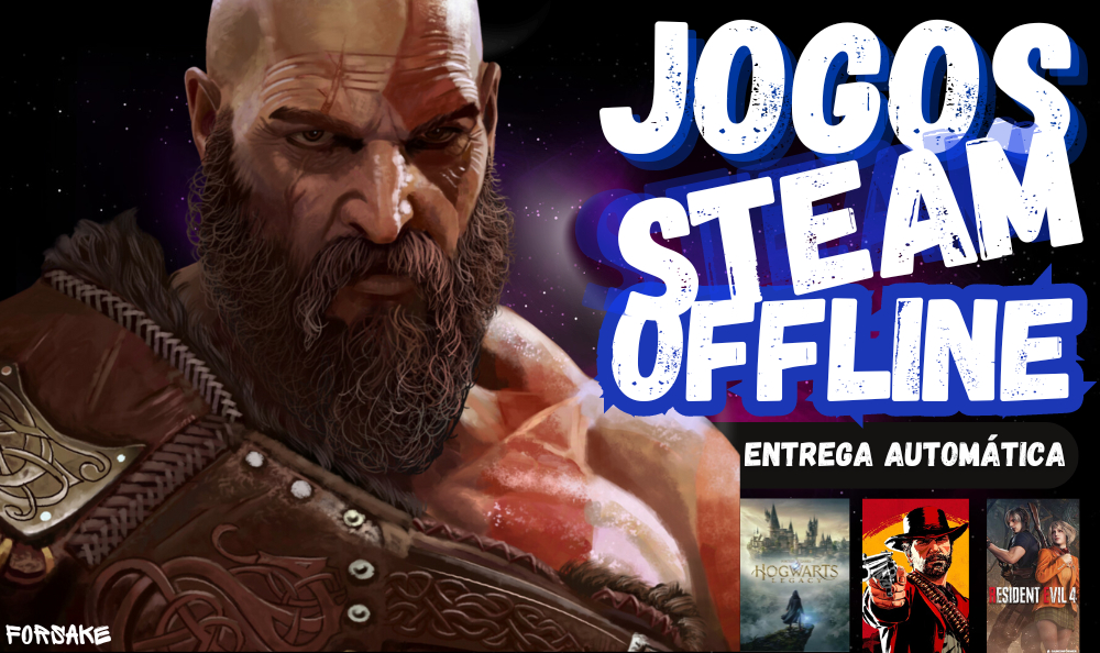 Melhores Jogos Offline para PC na Steam + Brinde Exclusivo [Entrega Imediata]