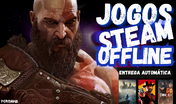 Melhores Jogos Offline para PC na Steam + Brinde Exclusivo [Entrega Imediata]