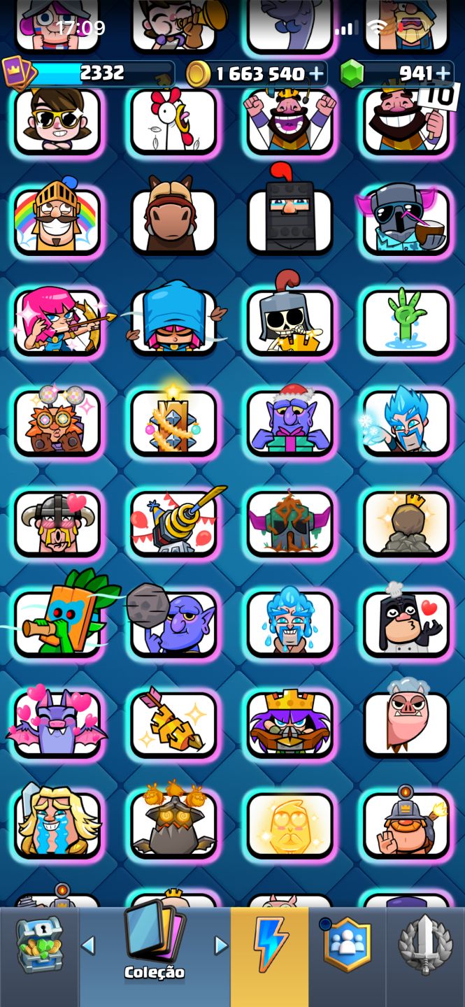 Conta de Clash Royale full maximizada
