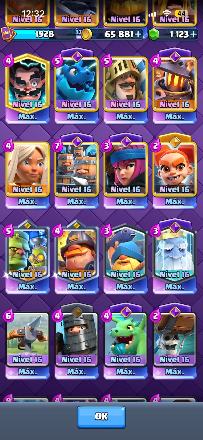 Conta Clash Royale conta upaderrima