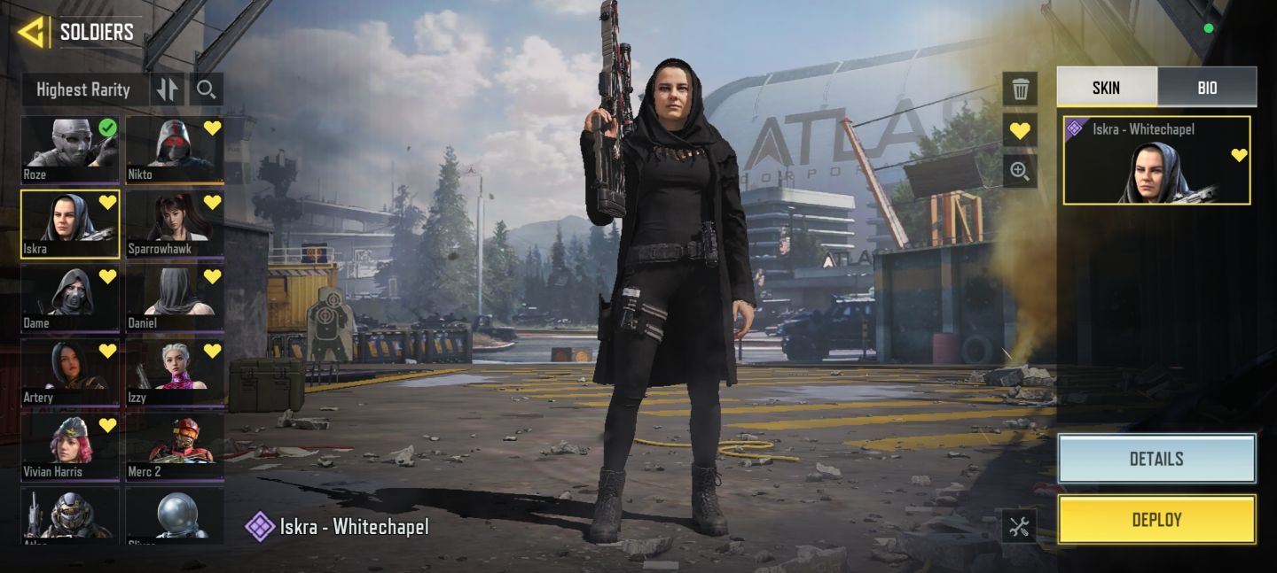 CONTA DE CODM COM SKINS DE PERSONAGENS TRY HARD E SNIPERS LINDAS