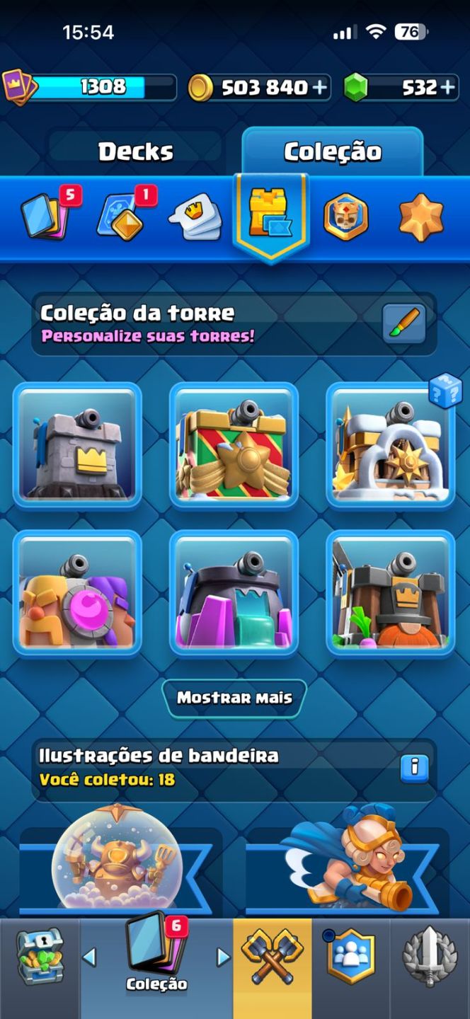 Conta Clash Royale / Medalha 10 anos de Jogo/ 4 Cartas Nivel 16 / 12 evolucoes
