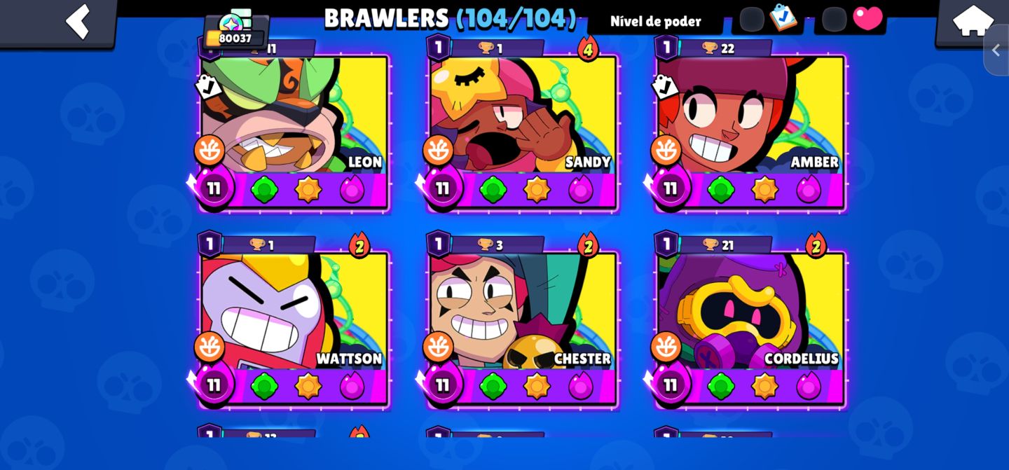 Conta Brawl nivel competitivo