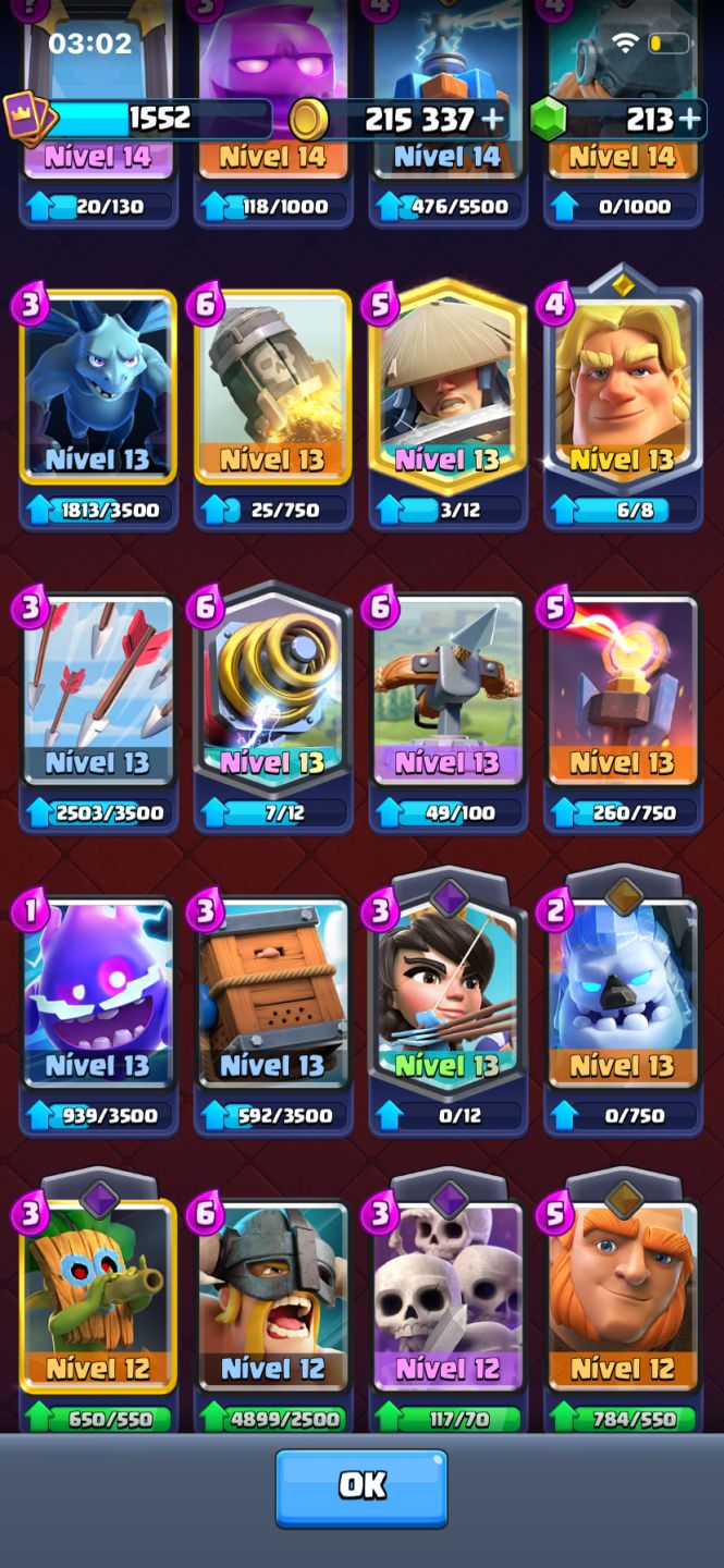 CONTA CLASH ROYALE TOP 11.600+
