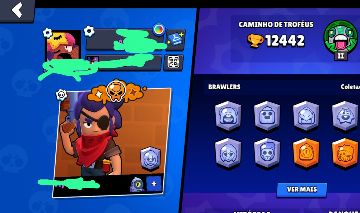 Conta Brawl Stars com 12k de Troféus.