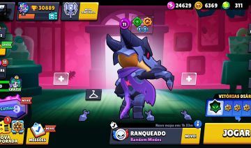 CONTA BRAWL STARS 30.8K TROFÉUS Troféus: 30.889 Várias skins como o Lobo