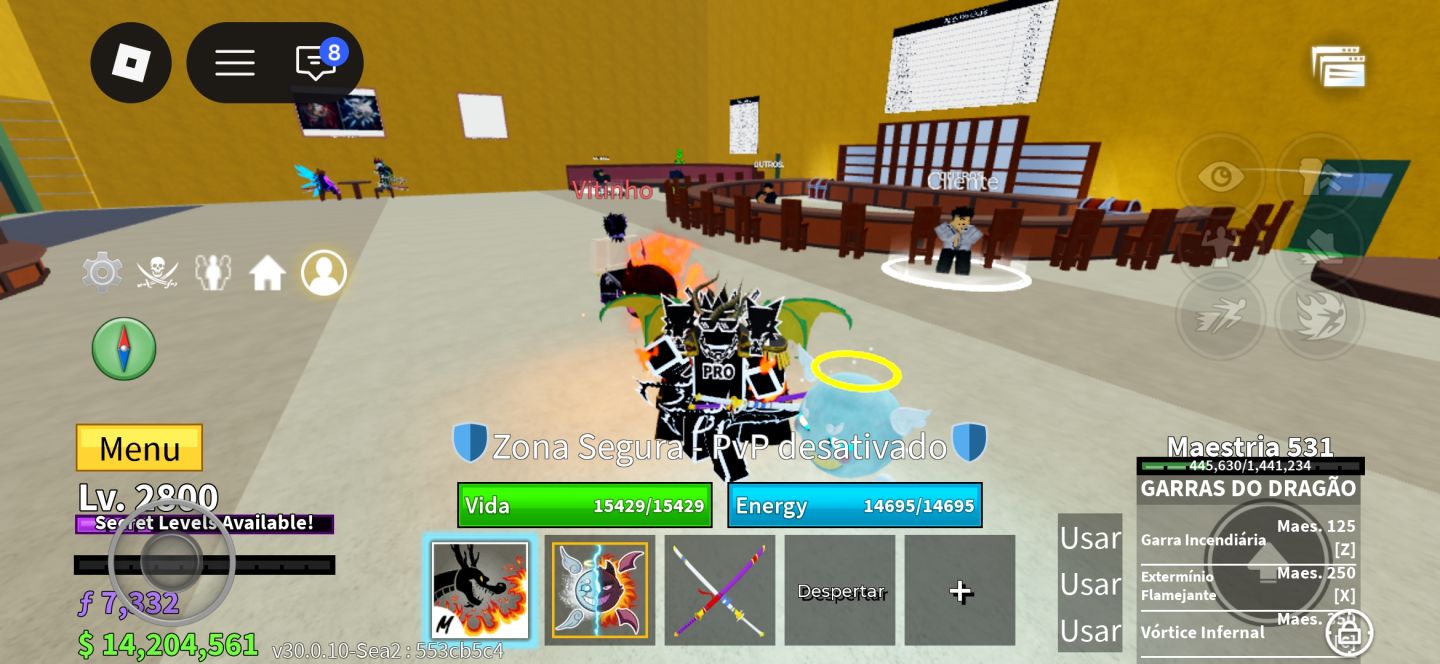 CONTA BLOX FRUITS
