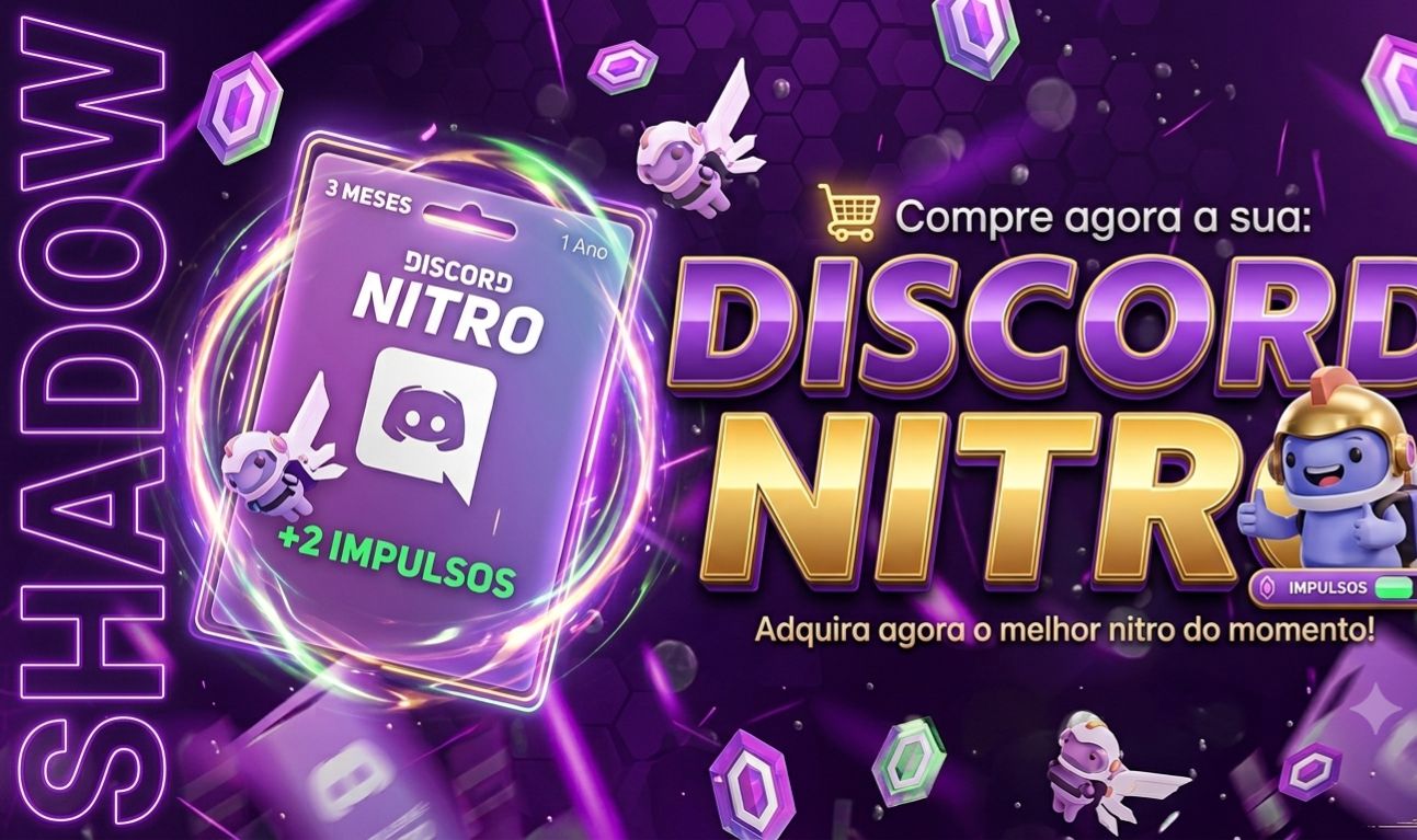 CONTA DISCORD NITRO GAMING 1/3 MÊS | COM BOOST | ENTREGA RAPIDA
