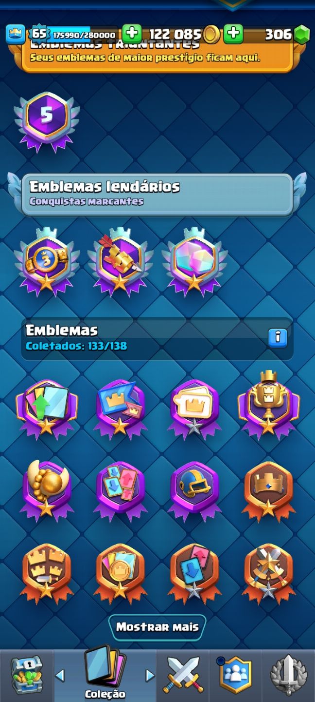 Conta de Clash royale, Brawlstars e Clash Of Clãs Muito Rara