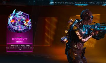 CONTA COD RANK COM 2 IRIDESCENT COM CAMUFLAGEM SINGULARIDADE