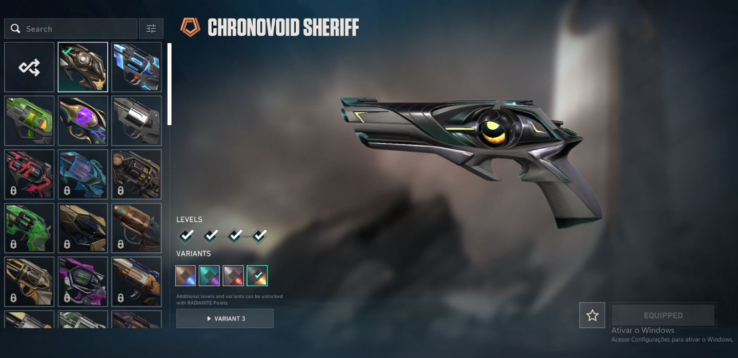 CONTA VALORANT (VANDAL CHAMPION, XENOHUNTER, KARAMBIT, ETC)