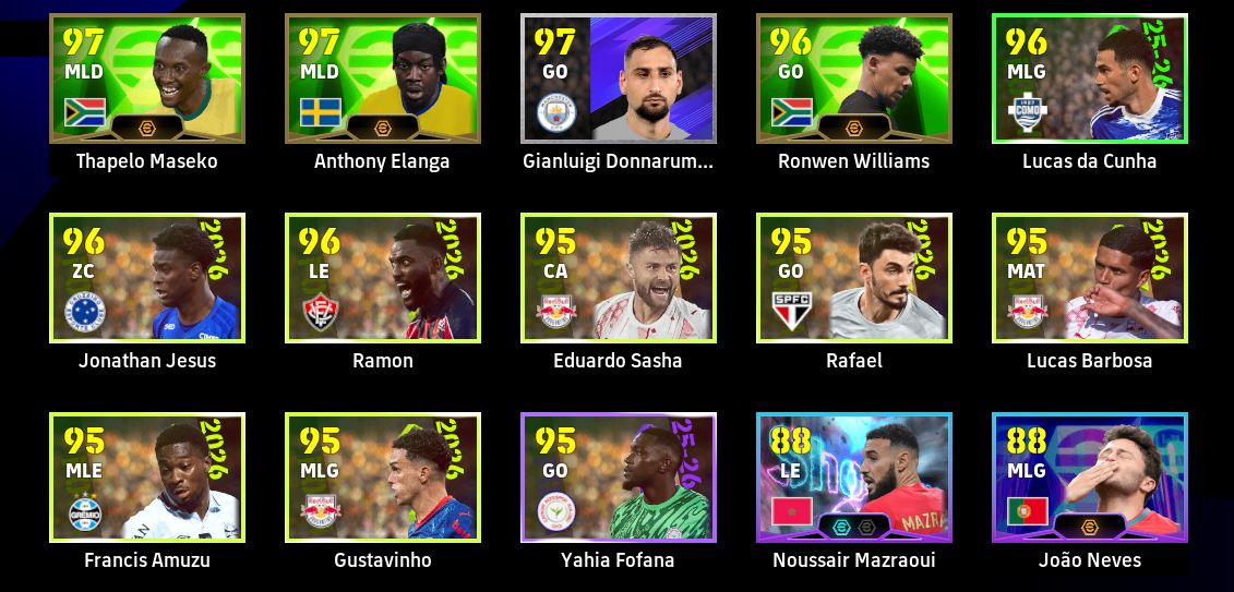 CONTA EFOOTBALL PC [STEAM] - JOGADORES META