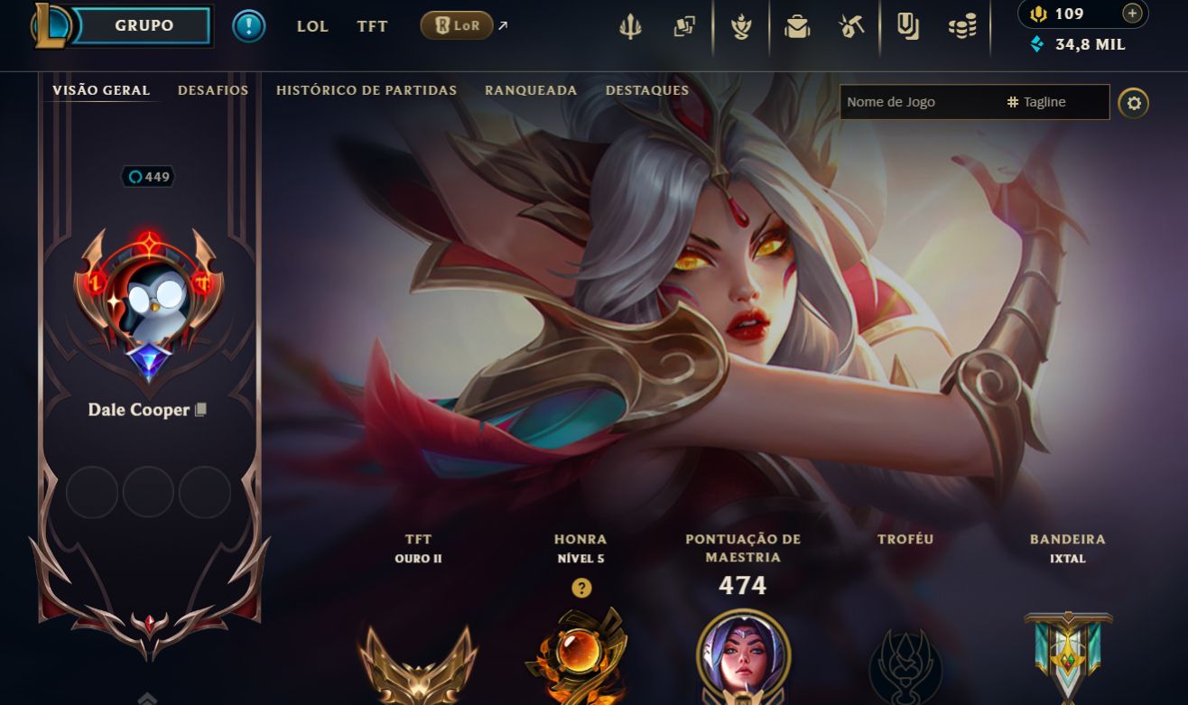 CONTA RIOT GAMES FULL ACESSO - LEAGUE OF LEGENDS/VALORANT/TFT
