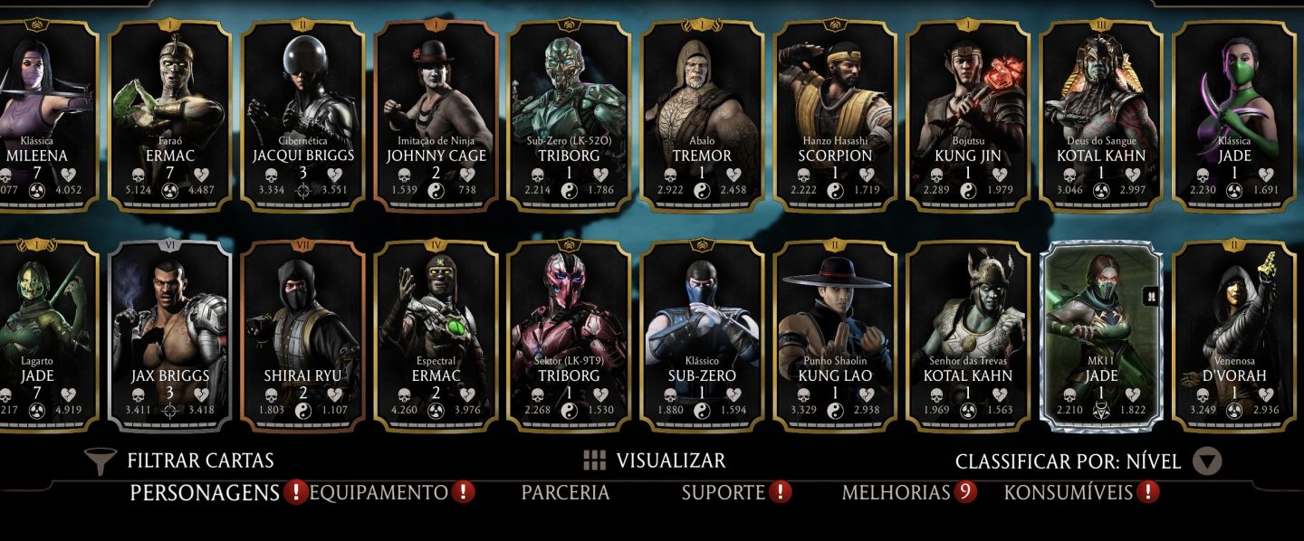 Conta Mortal Kombat Mobile para Iphone - ios