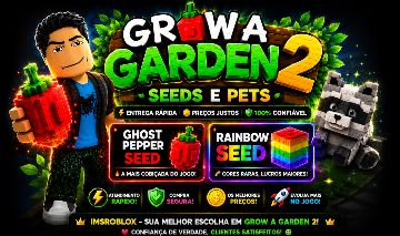 MELHORES PREÇOS DO SITE!! - GROW A GARDEN 2 - CRESCER UM JARDIM 2
