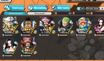 Conta one piece bount Rush com quatro Ex
