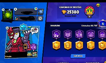Conta de brawl stars com skins raras (Full acesso)