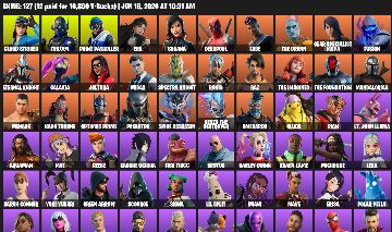 127 Skins | Cloud Striker | Trilogy | Point Patroller | Deadpool | Midas