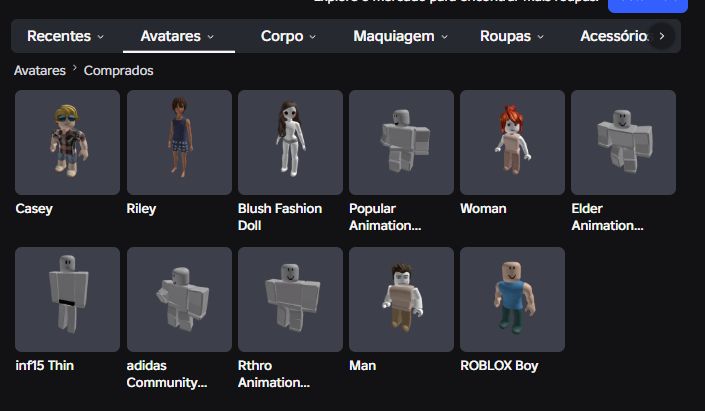 CONTA DE ROBLOX COM 9K DE ROBUX GASTOS