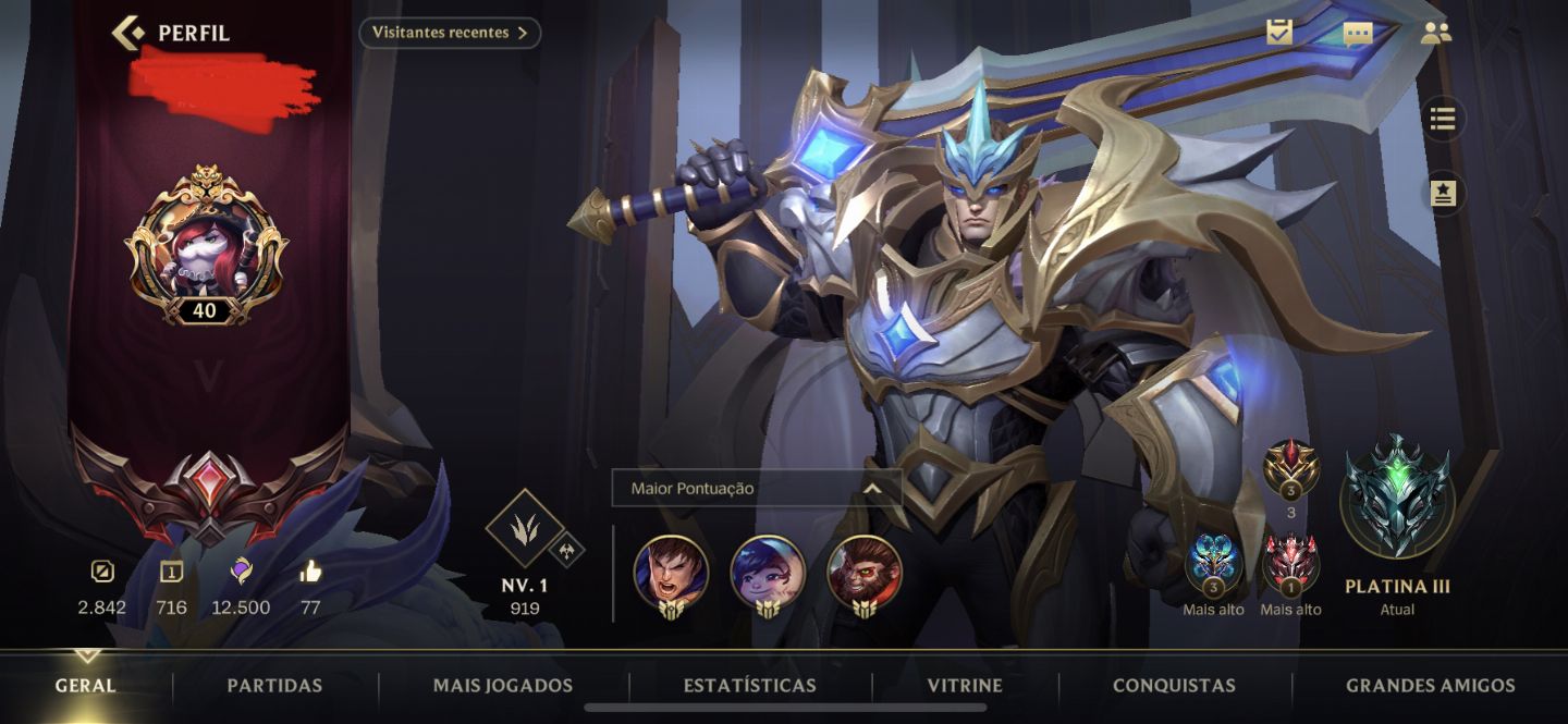 Conta wild rift