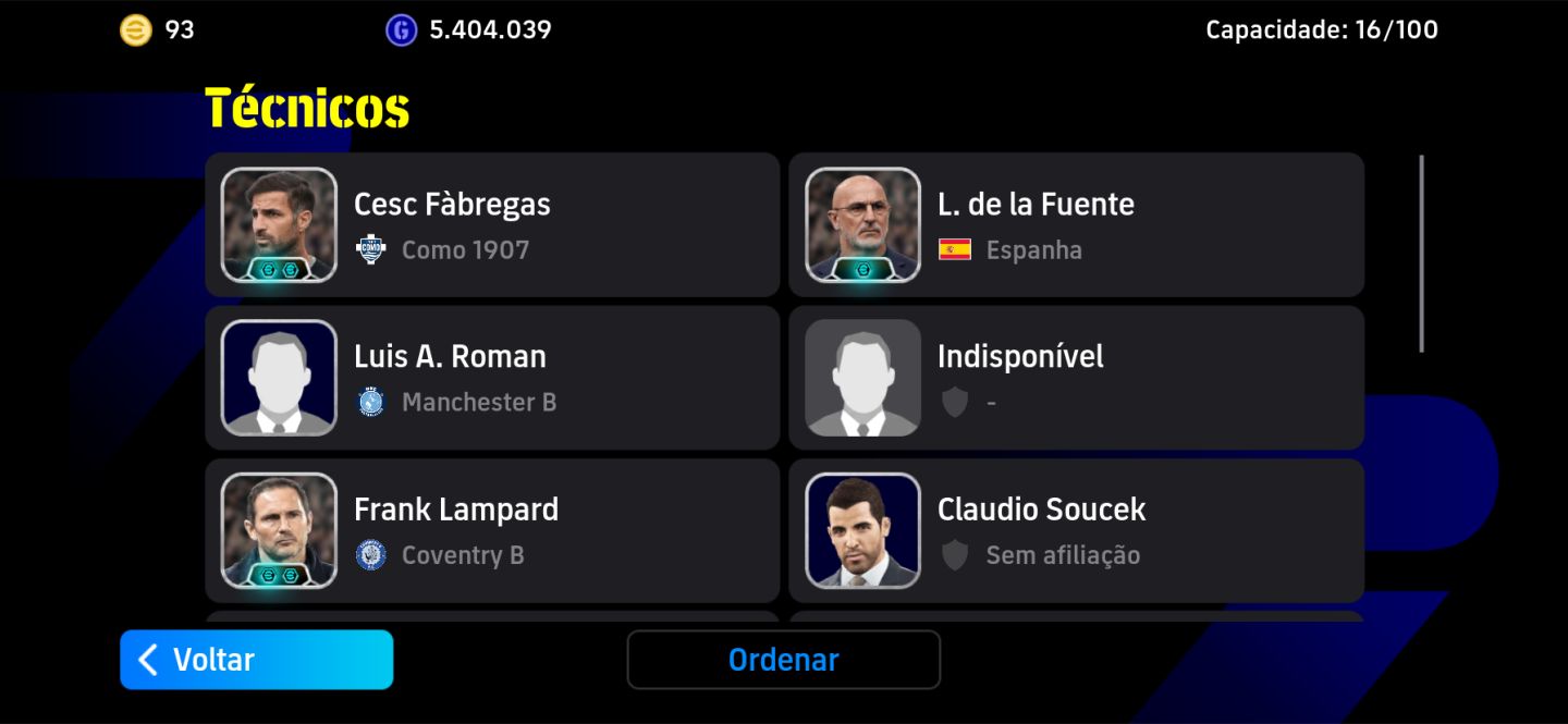 Conta efootball braba