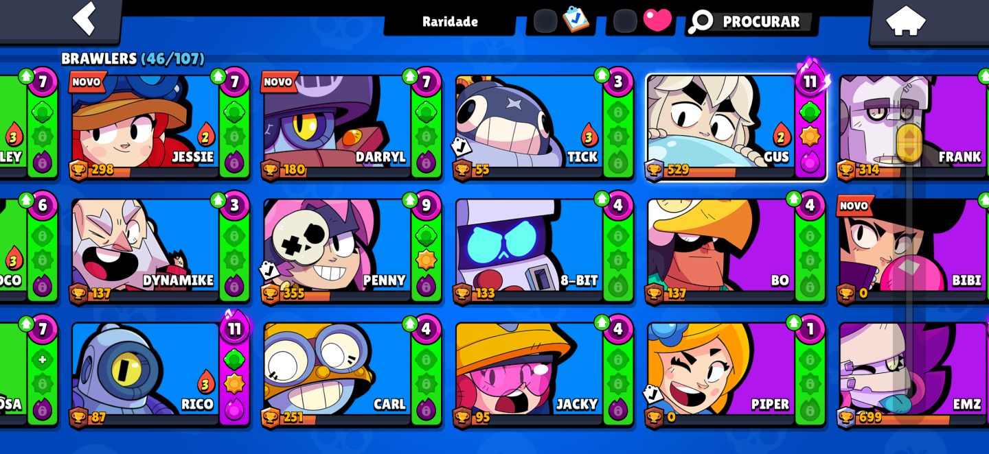 CONTA DE BRAWL STAR MUITO BOA