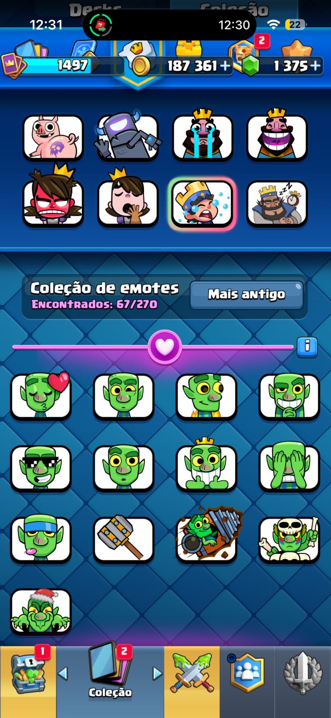 CONTA CLASH ROYALE MUITO BOA