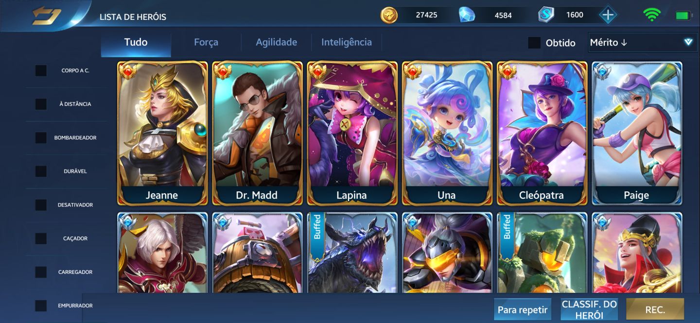 CONTA HEROES EVOLVED HIGH-END | LVL 92 | 375 SKINS | 134 HERÓIS | WINRATE ALTO