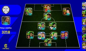 FORÇA 3218 - CR7 106 + BEST 109 + ZICO 105 + BATISTUTA 105