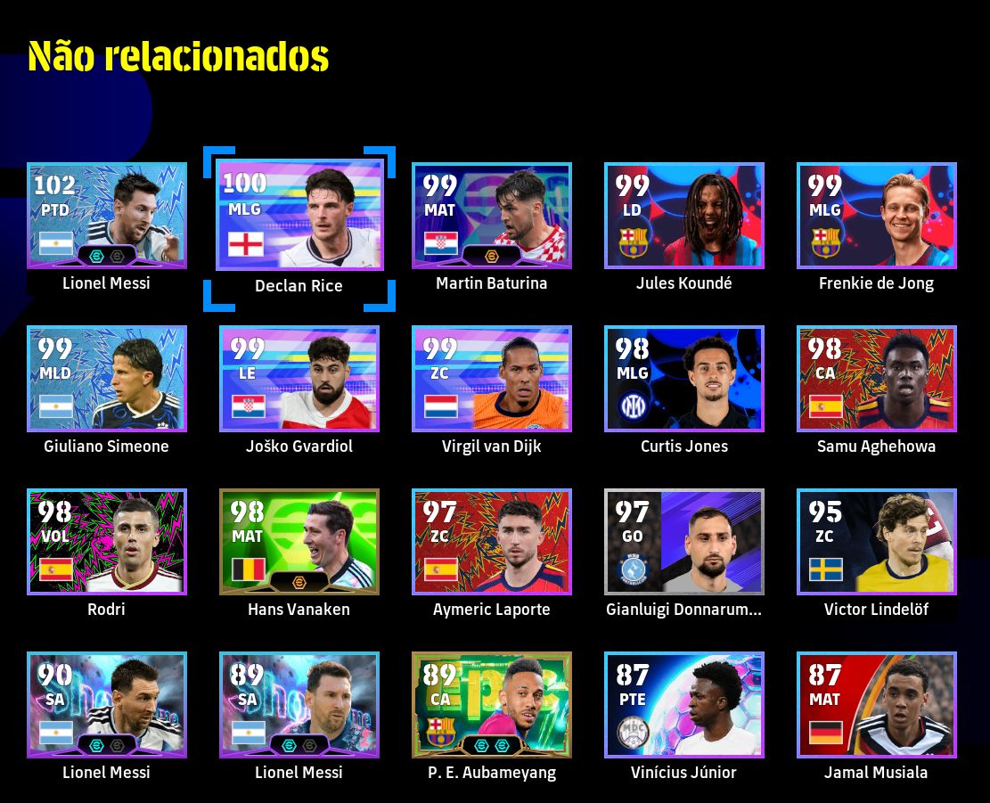 Conta Efootbal Xbox/pc 005 - Elenco de Primeira Divisão!!!