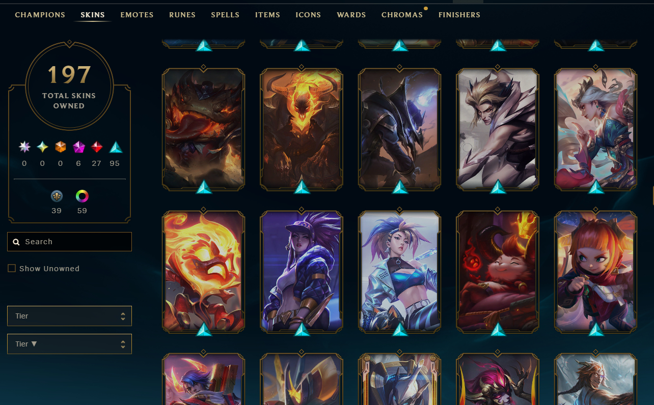 Conta League of Legends / Conta valorant /+200 skins / Full acesso