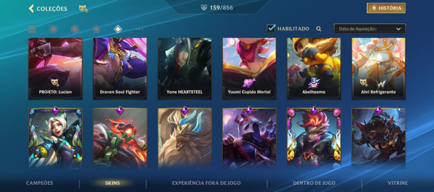 Conta de Wild Rift - Muita skin - Mestre 2 atualmente - SKINS DE PASSE!