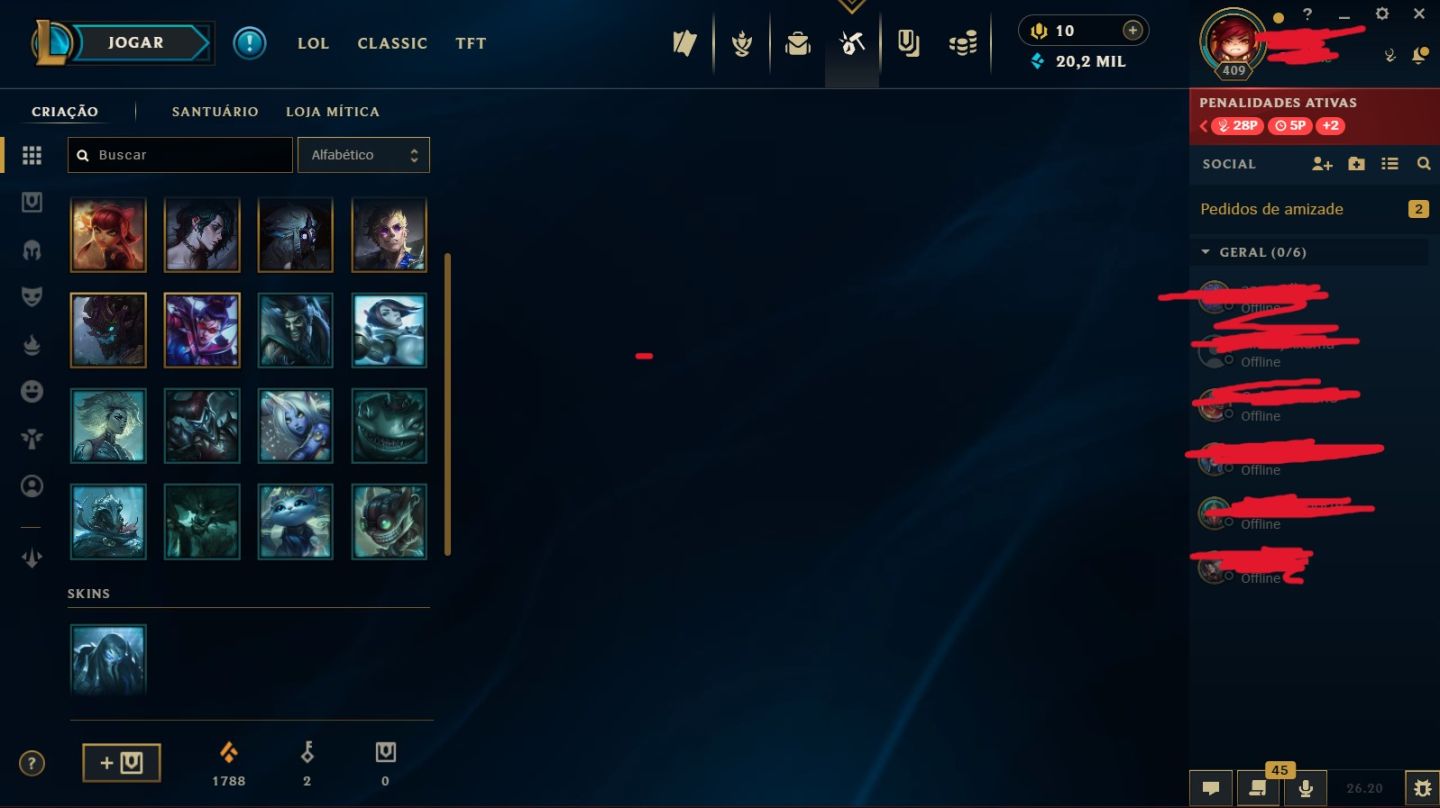 CONTA LOL LVL 409 | 142 SKINS | LUX ELEMENTALISTA + DJ SONA| OURO 3 | ÚNICO DONO