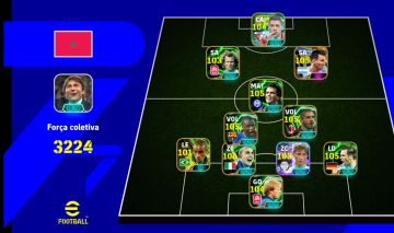 Conta efootball 3224 força