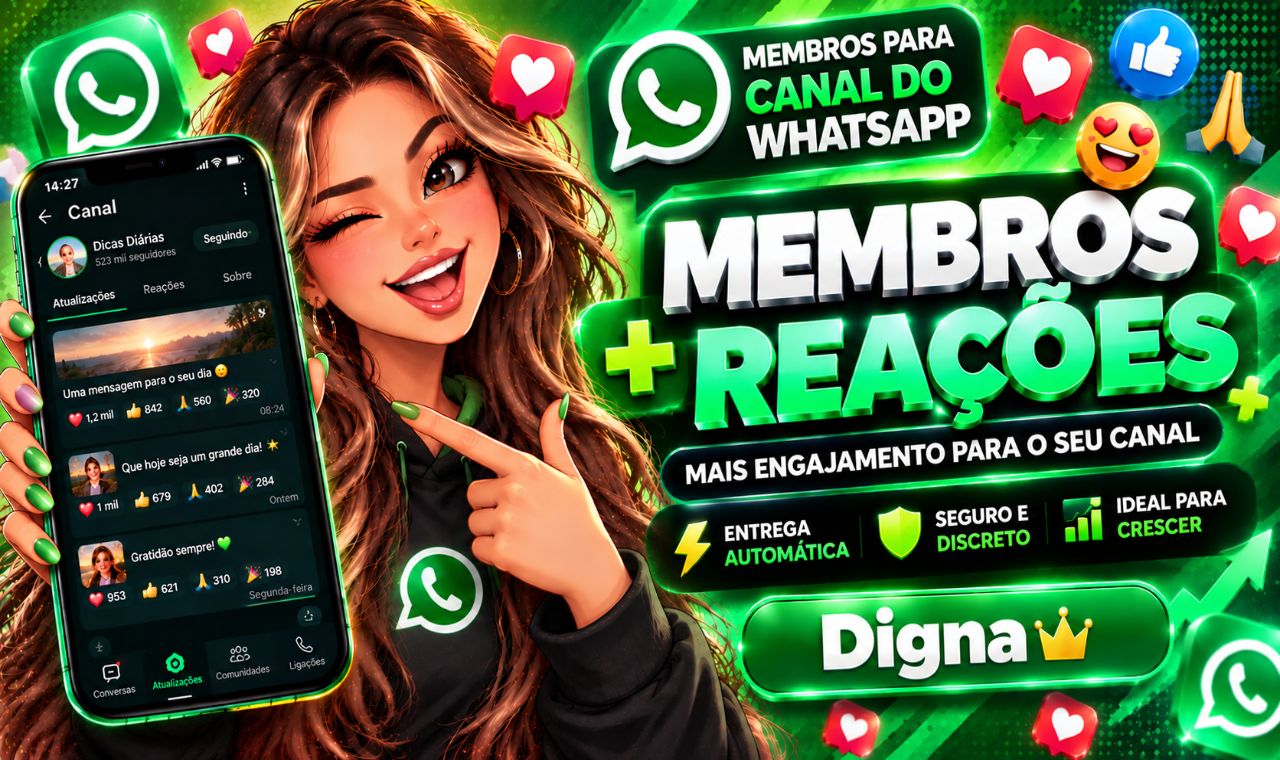 Membros Whatsapp Canal | Membros para Canal do WhatsApp e Reações